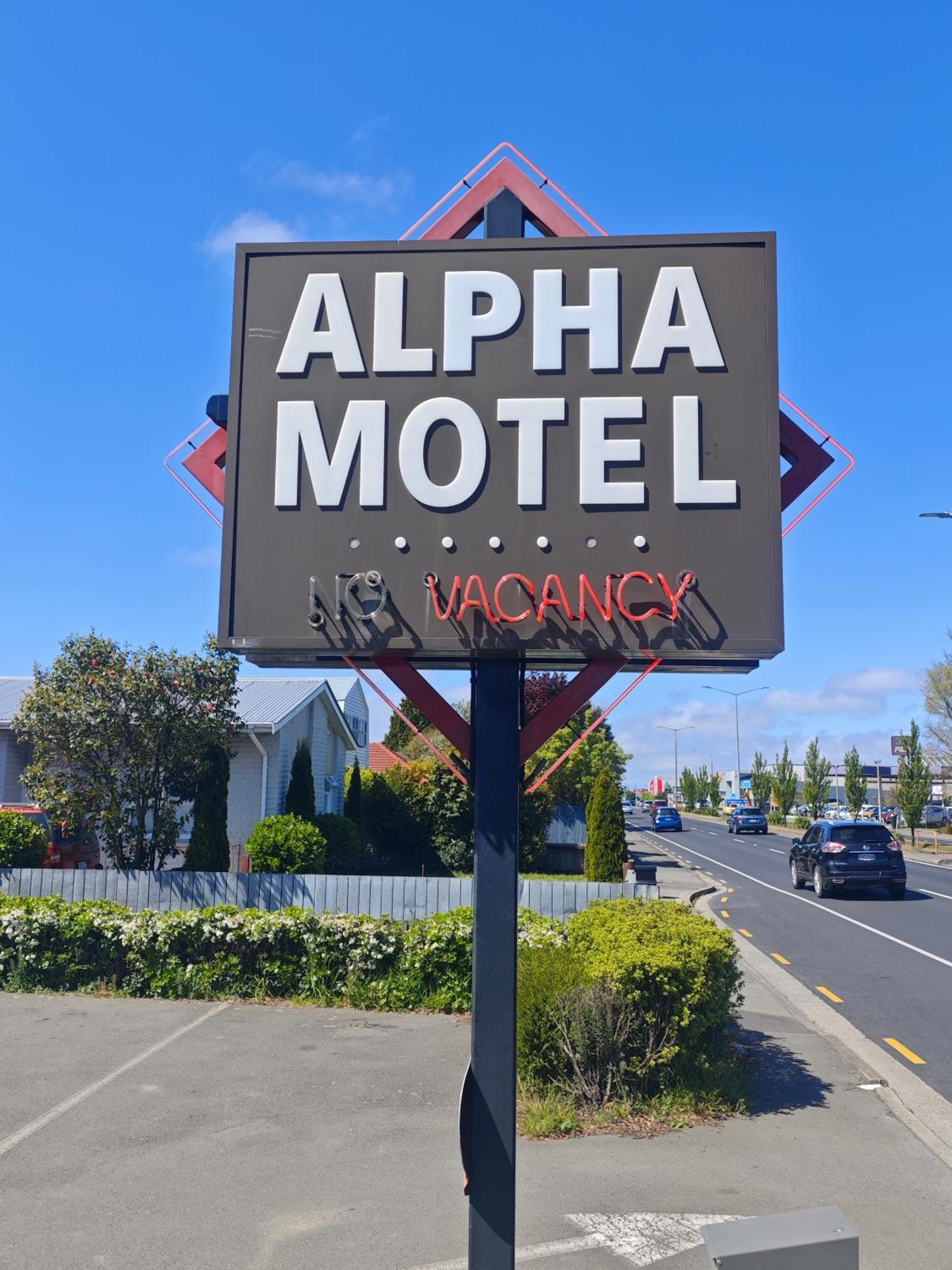 Alpha Motel Christchurch Exteriér fotografie